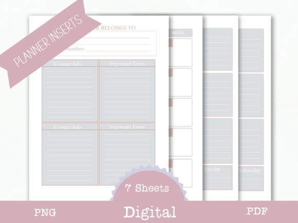 Download Undated Planner Inserts - Premium Resources