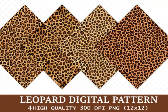 Download Leopard Pattern Digital Paper - Leopard pattern Collection