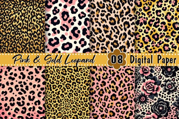 Download Pink &amp; Gold Leopard Pattern - Leopard pattern Collection