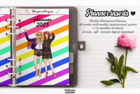 Download Horizontal Weekly Planner Inserts - Premium Resources