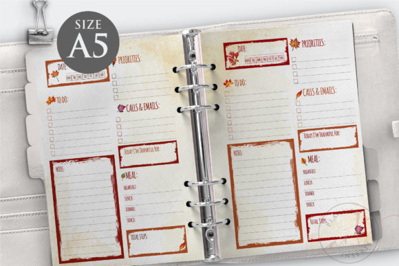Download Fall Design Daily Planner Inserts - Premium Bundle