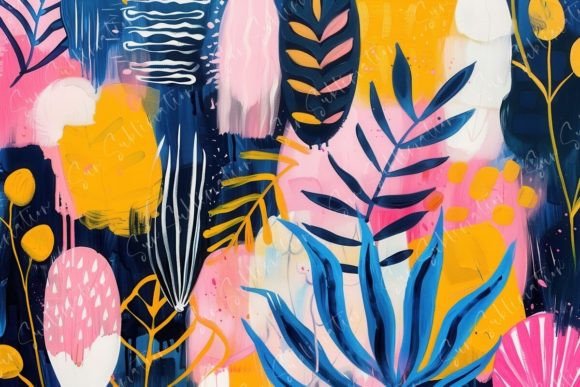 Download Abstract Botanical Painting - Botanical painting Collection