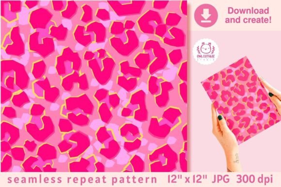 Download Pink Valentine Wild Leopard Pattern - Leopard pattern Collection